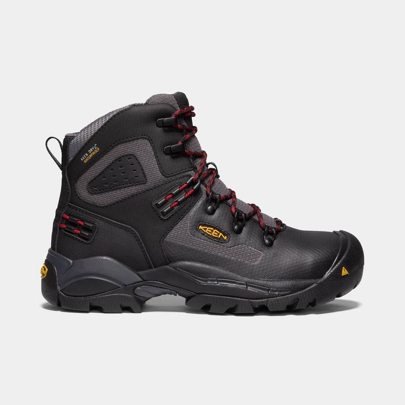 Keen St. Paul 6" Wp Carbon-fiber Toe - Erkek Iş Botu - Siyah - Turkey (580249EWU)